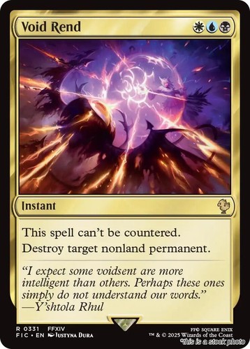 Void rend fic 331 - -, rare